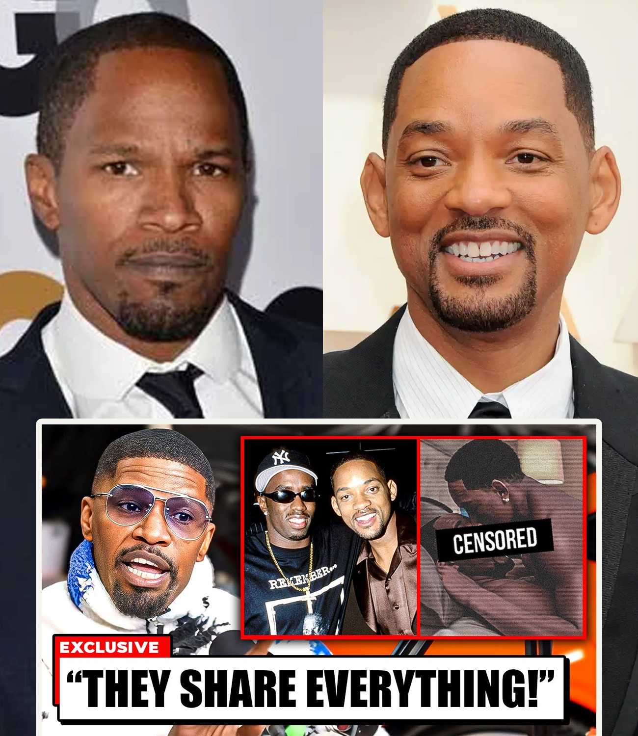 Video Jamie Foxx Exposes Will Smith As Diddy S Crime Partner Gay