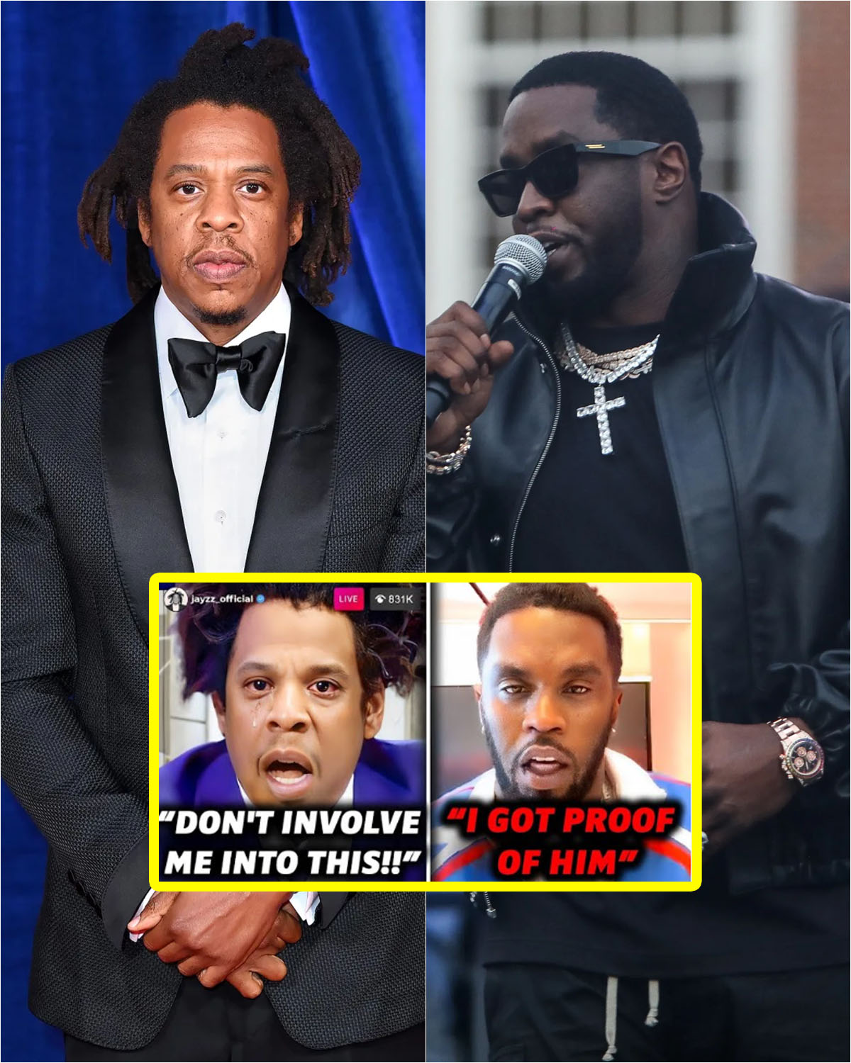 Jay Z is thrown into a frenzy as Diddy reveals their list of ...
