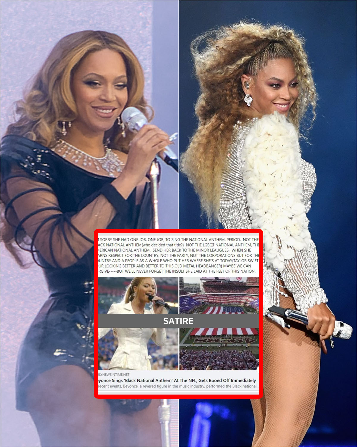 Beyoncé Gets Booed Off Loudly For Singing ‘Alternative National Anthem