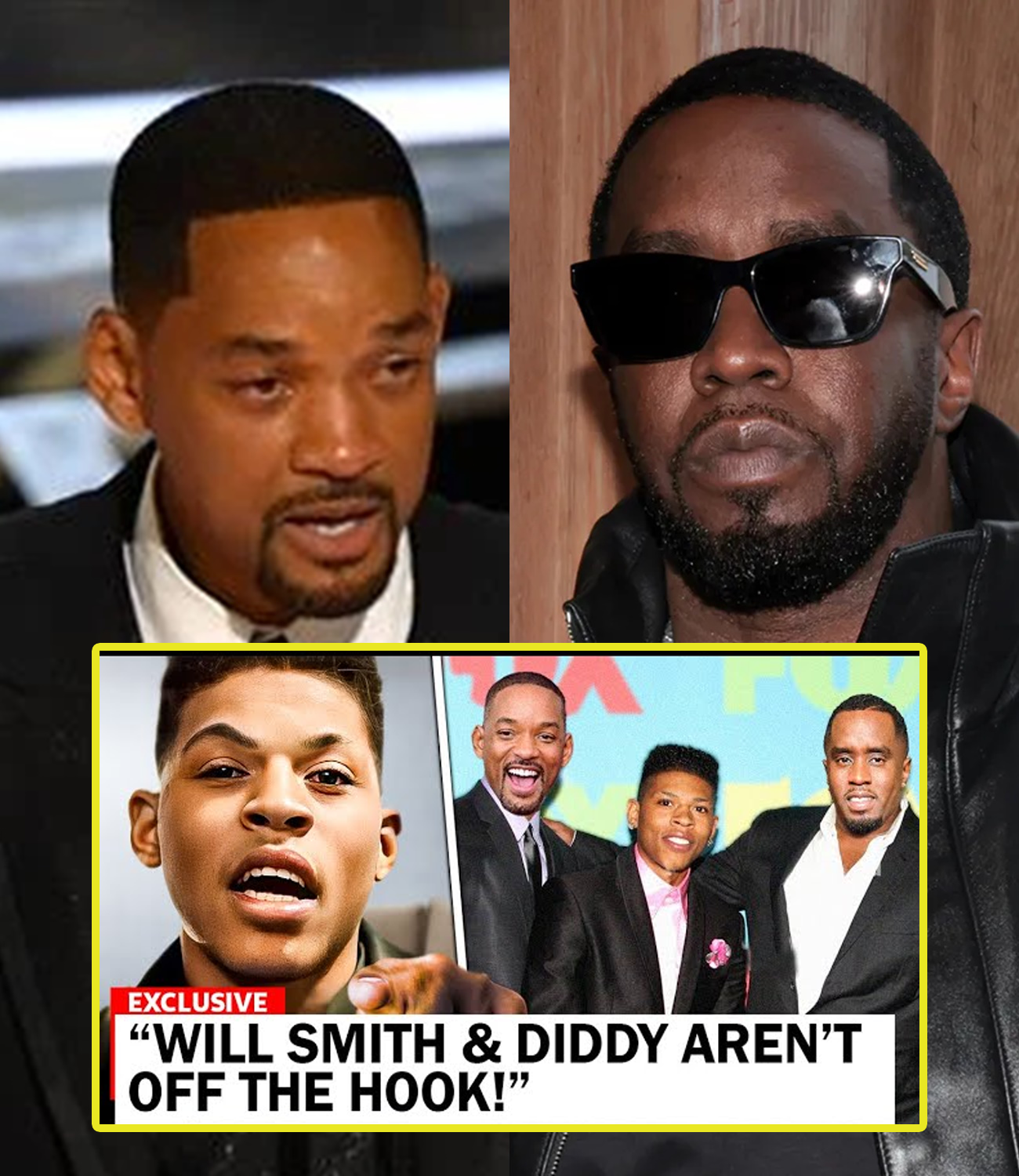 (VIDEO) Will Smith & Diddy FAILS To SCARE OFF Bryshere Gray As He SUES