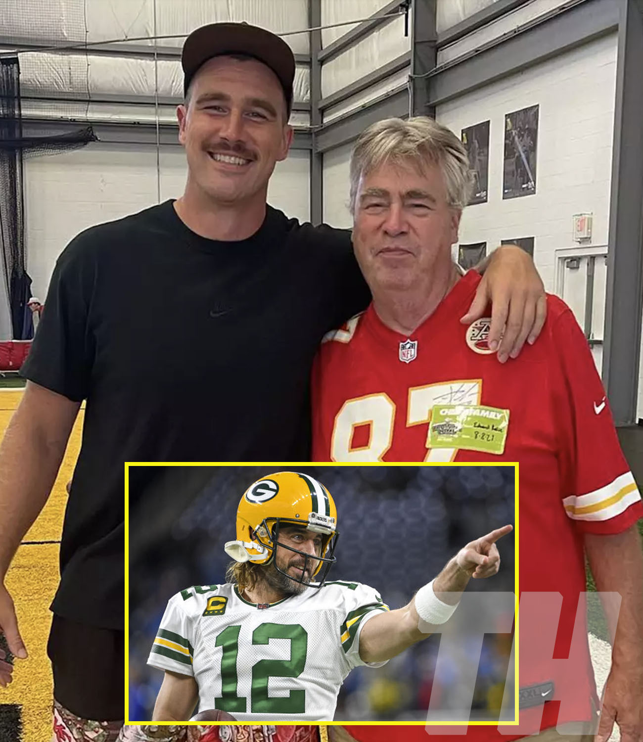 Travis Kelce Dad Ed clear message to Aaron Rodgers after Attack on ...