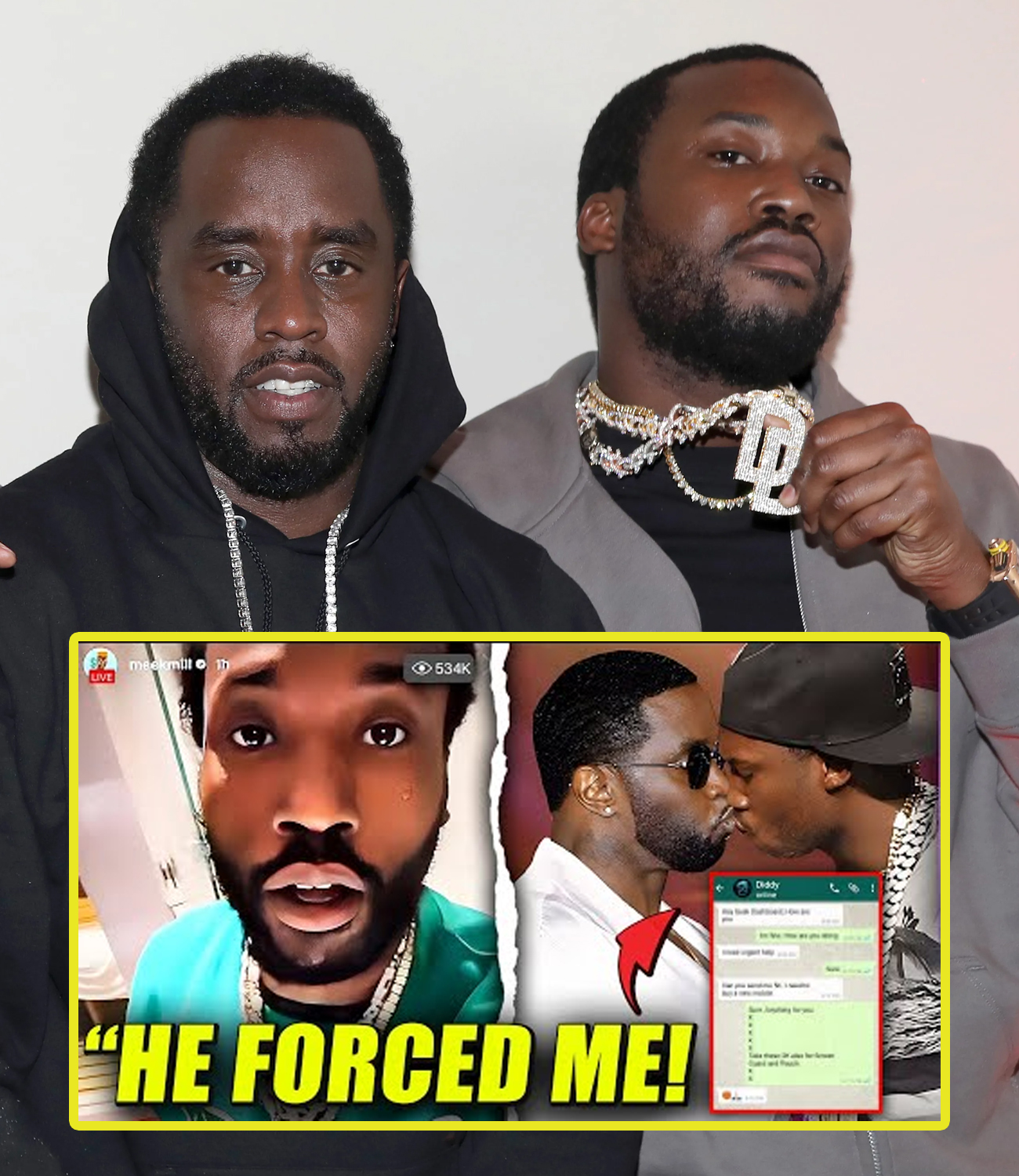 Video Meek Mill Breaks Down Revealing Details Of Creepy Affair With Diddy News 6188