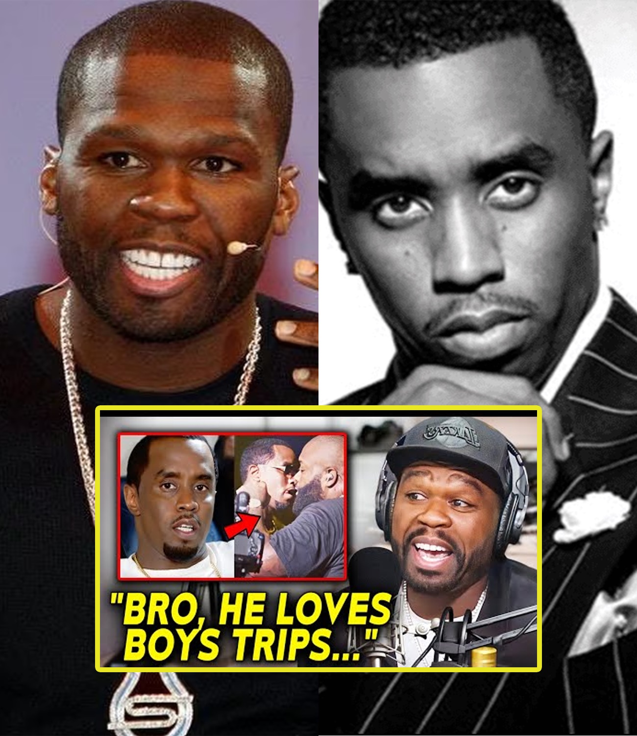 (VIDEO) “He’s Gay!” 50 Cent EXPOSES Diddy For Having An Affair With A ...