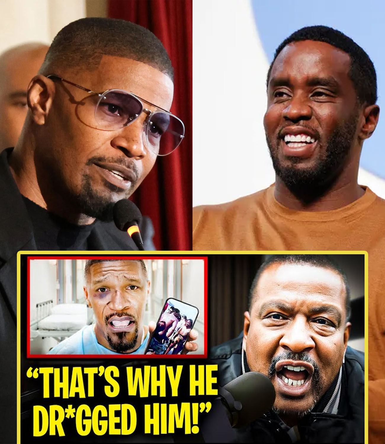 (VIDEO) Diddy's Bodyguard Reveals Jamie Foxx Must Have G;a;y Pics Of ...