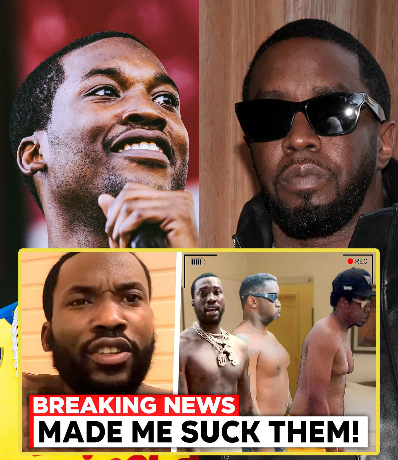 Video Meek Mill Reveals He Had Threesome With Diddy And Jay Z S3x Tape Leaked News 4565