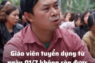 Giáo viên tuyển dụng từ ngày 01/7 không còn được “biên chế suốt đời”