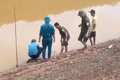 Trời ơi đi đánh cá mà kéo lưới lên thấy cả một thith-e! Rùng mình chi tiết bị tr-ói tay sau lưng