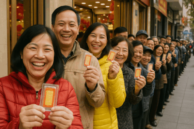 Xin chúc mừng những ai đã mua vàng tích trữ trong 6 tháng trở lại đây