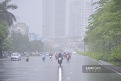 Trong 2 giờ tới, Miền Bắc tiếp tục mưa to, các địa phương này c:;ảnh b-áo dông s-é-t và mưa lớn cục bộ