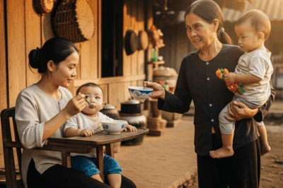 Bà hàng xóm chê tôi “nấu cám cho con ăn” nhưng ngày nào cũng cầm bát sang xin về cho cháu