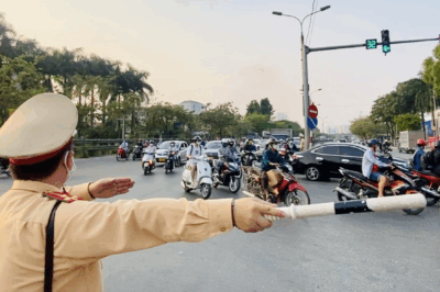 Công an Hà Nội c;ấ;m hoàn toàn phương tiện trên các tuyến phố sau từ ngày 7-10/8