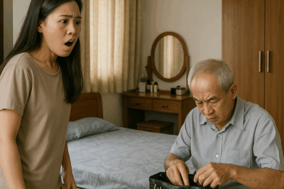 Đêm trước ngày đi làm trở lại, tôi ngớ người thấy bố chồng đang lục lọi túi xách của mình